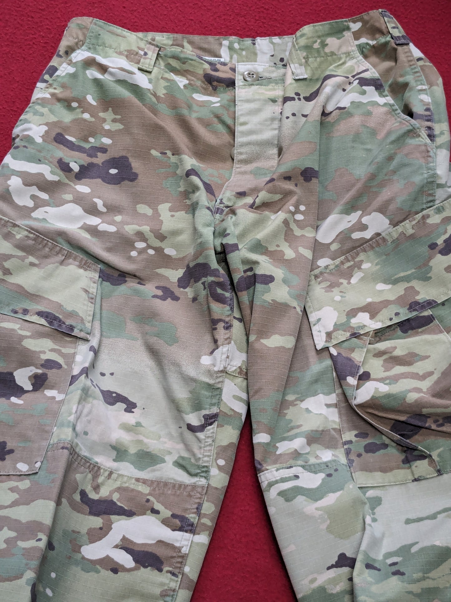 SET of us army medium short traditional ocp uniform top pants air force used (ec11-enu102)