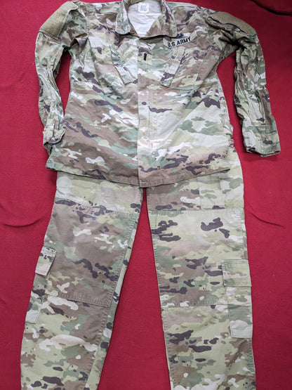 SET of us army small regular traditional ocp uniform top pants air force (ec11-enu105)