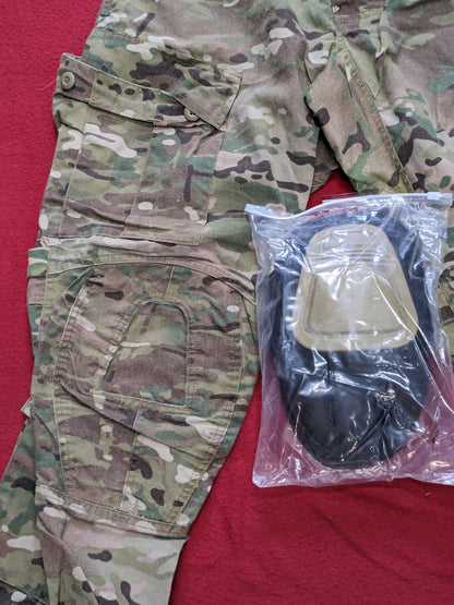 US army deployment medium regular frac combat pants w/ knee pads used (ec10-GUA93)