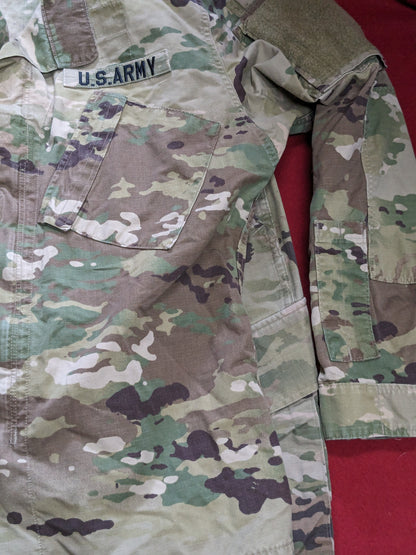 SET of us army small regular traditional ocp uniform top pants air force used (ocp12- ea08-enu114)