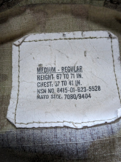 SET of us army small regular traditional ocp uniform top pants air force used (ocp12- ea08-enu114)