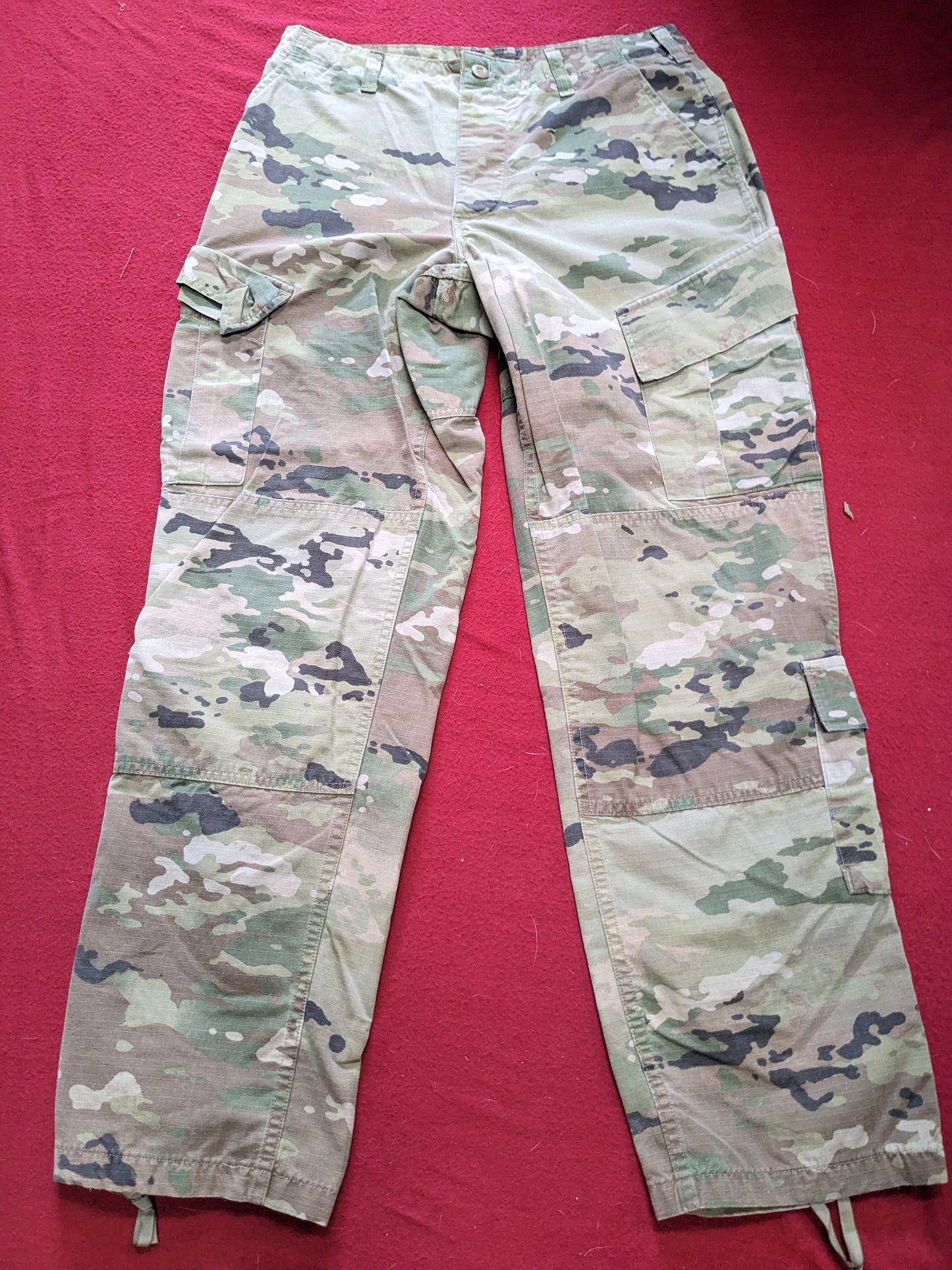 SET of us army small regular traditional ocp uniform top pants air force used (ocp12- ea08-enu114)