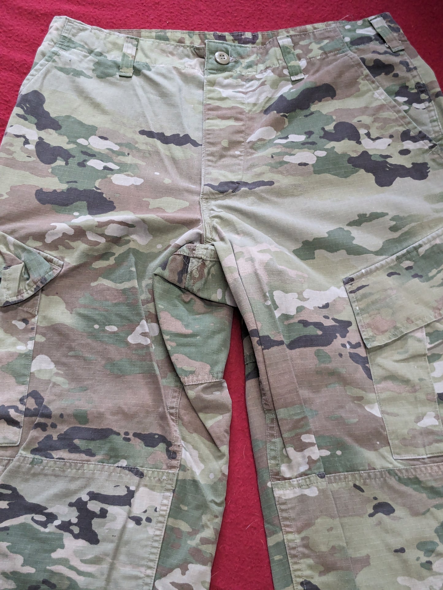 SET of us army small regular traditional ocp uniform top pants air force used (ocp12- ea08-enu114)