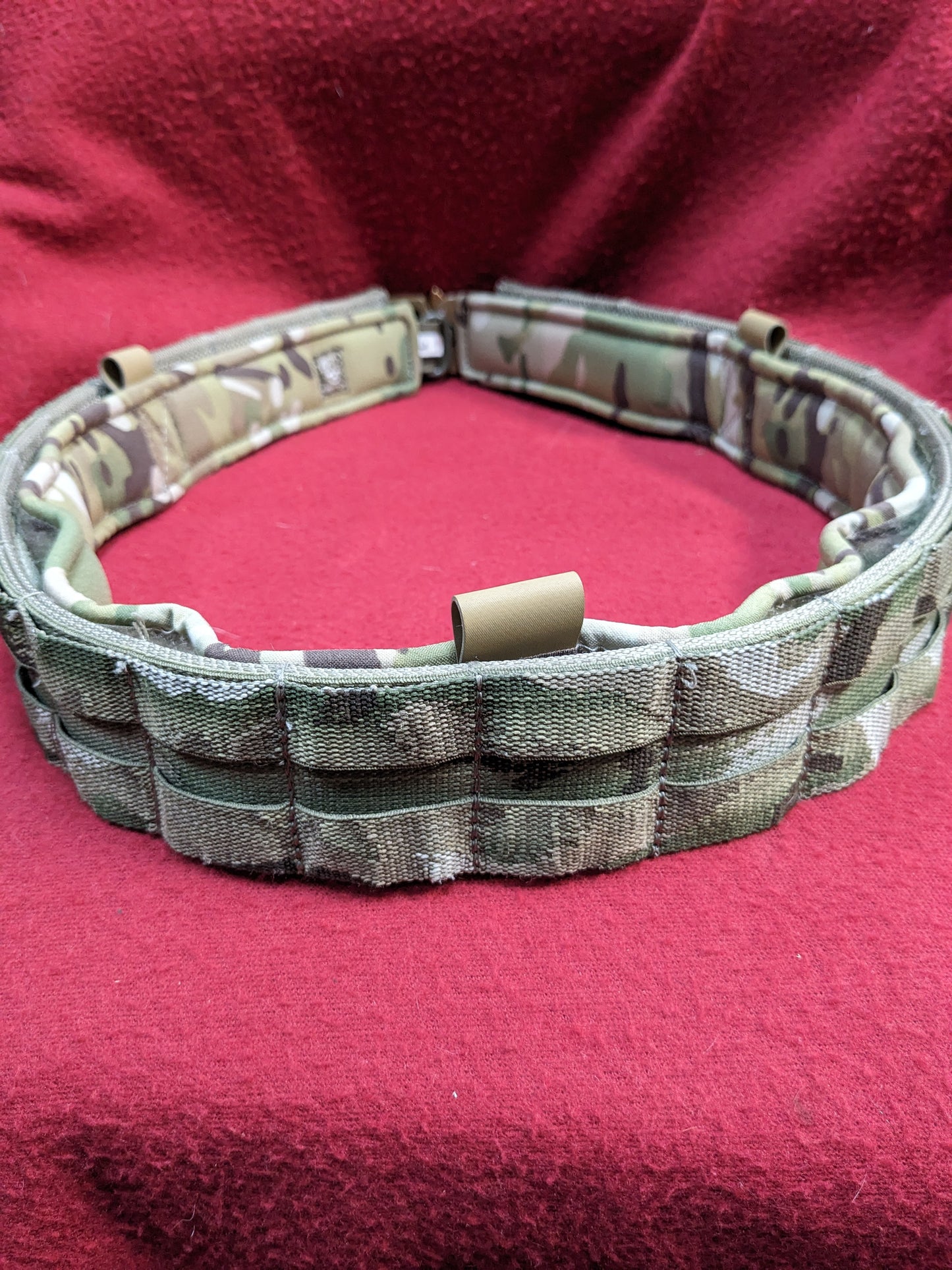 GGG ugf battle belt large padded tactical belt grey ghost gear used (enu118)