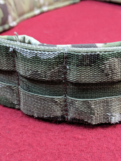 GGG ugf battle belt large padded tactical belt grey ghost gear used (enu118)