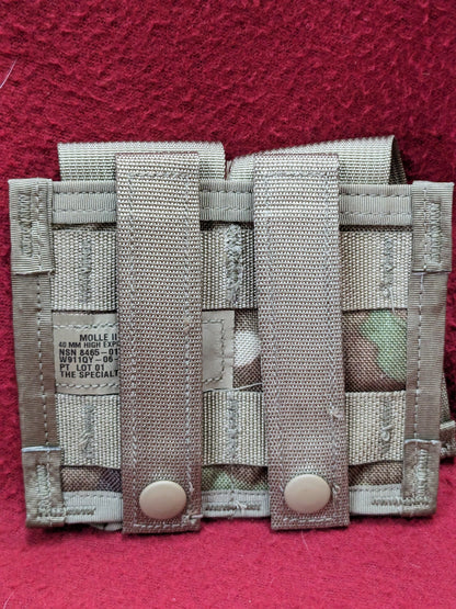 US army 40mm mag pouch 2763 multicam used (32cr-enu131)