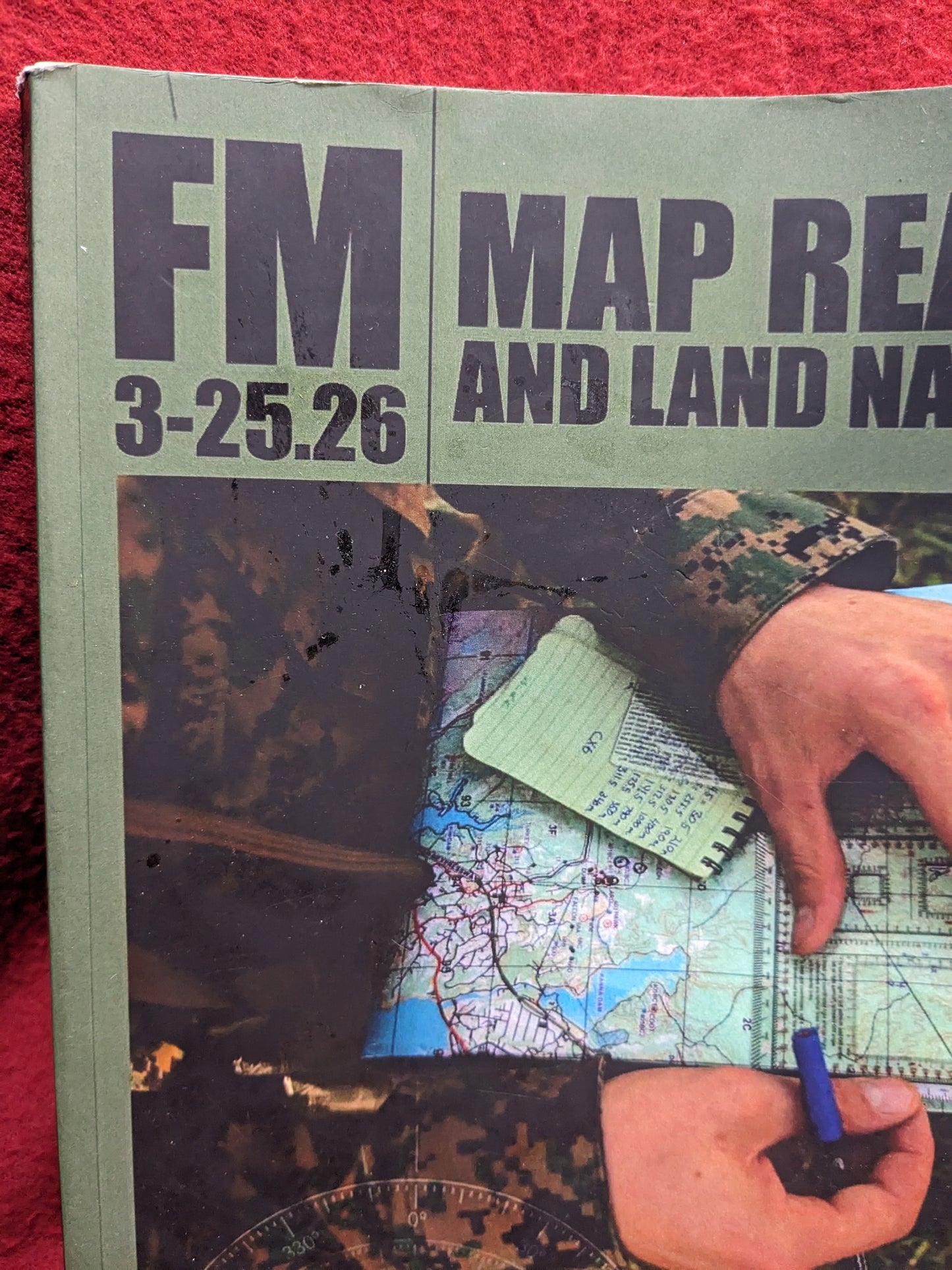 Map Reading And Land Navigation FM 3-25.26 used (Box19)