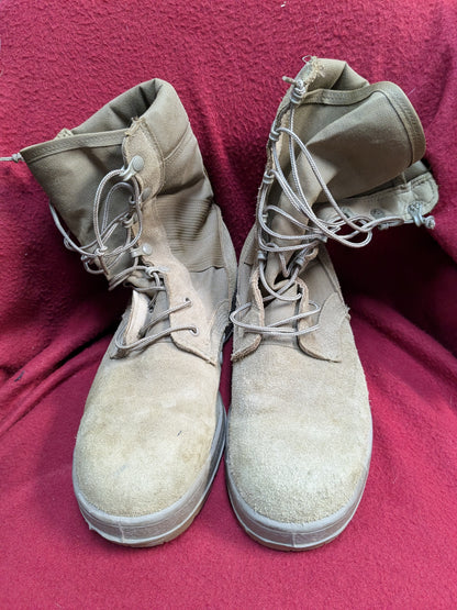 McRae US Army 9.5  Hot Weather Combat Boots Coyote 499 Tan Used (hc02-enu137)