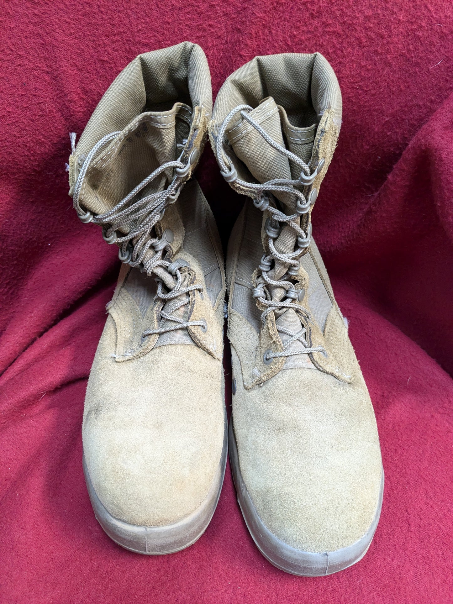 BELLEVILLE 8 Regular AHWC Tan Boots used (b#2-enu138)