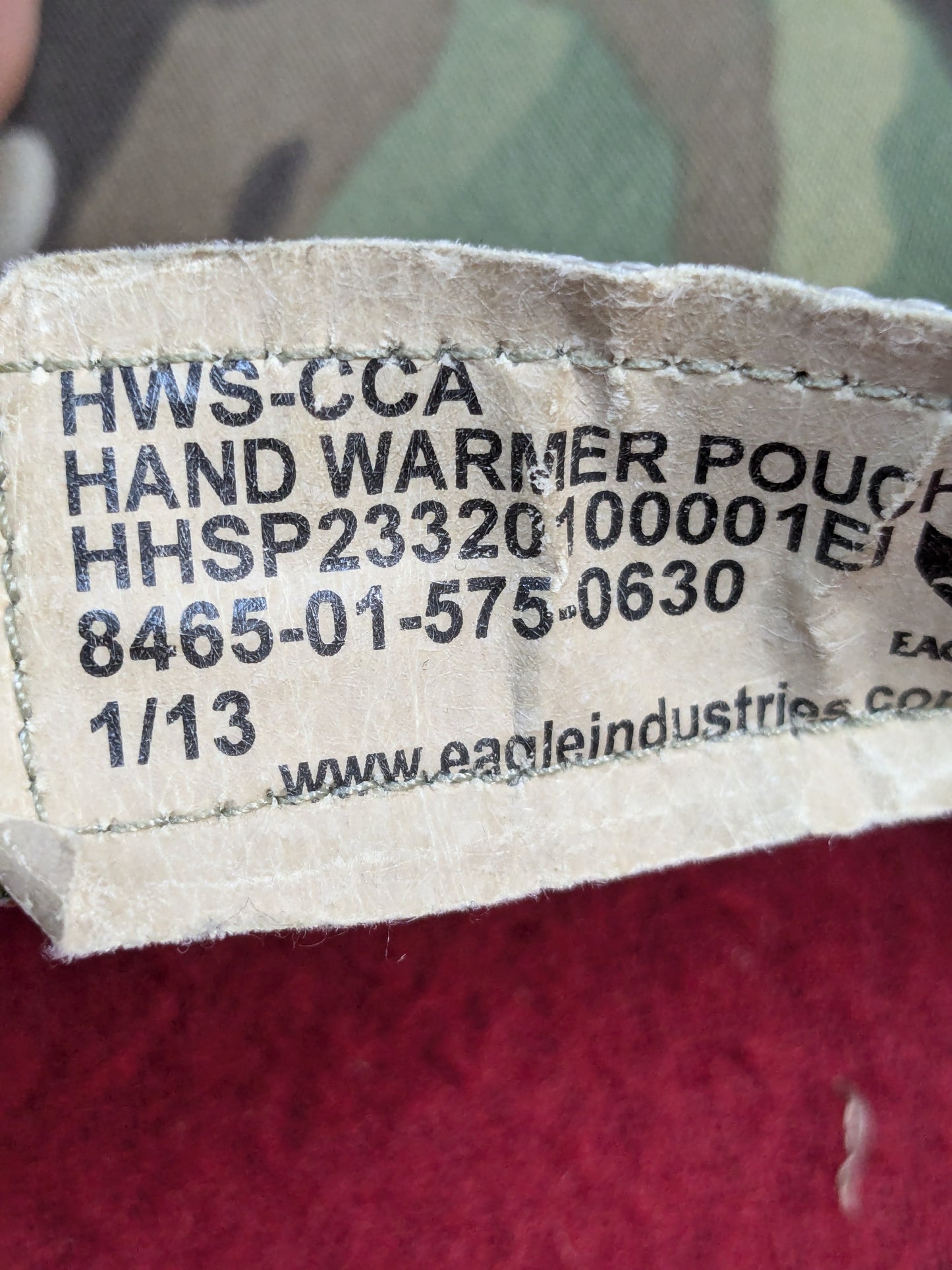 Eagle Industries, Hand Warmer Sleeve One Size Fits All Multicam used (cw-enu140)