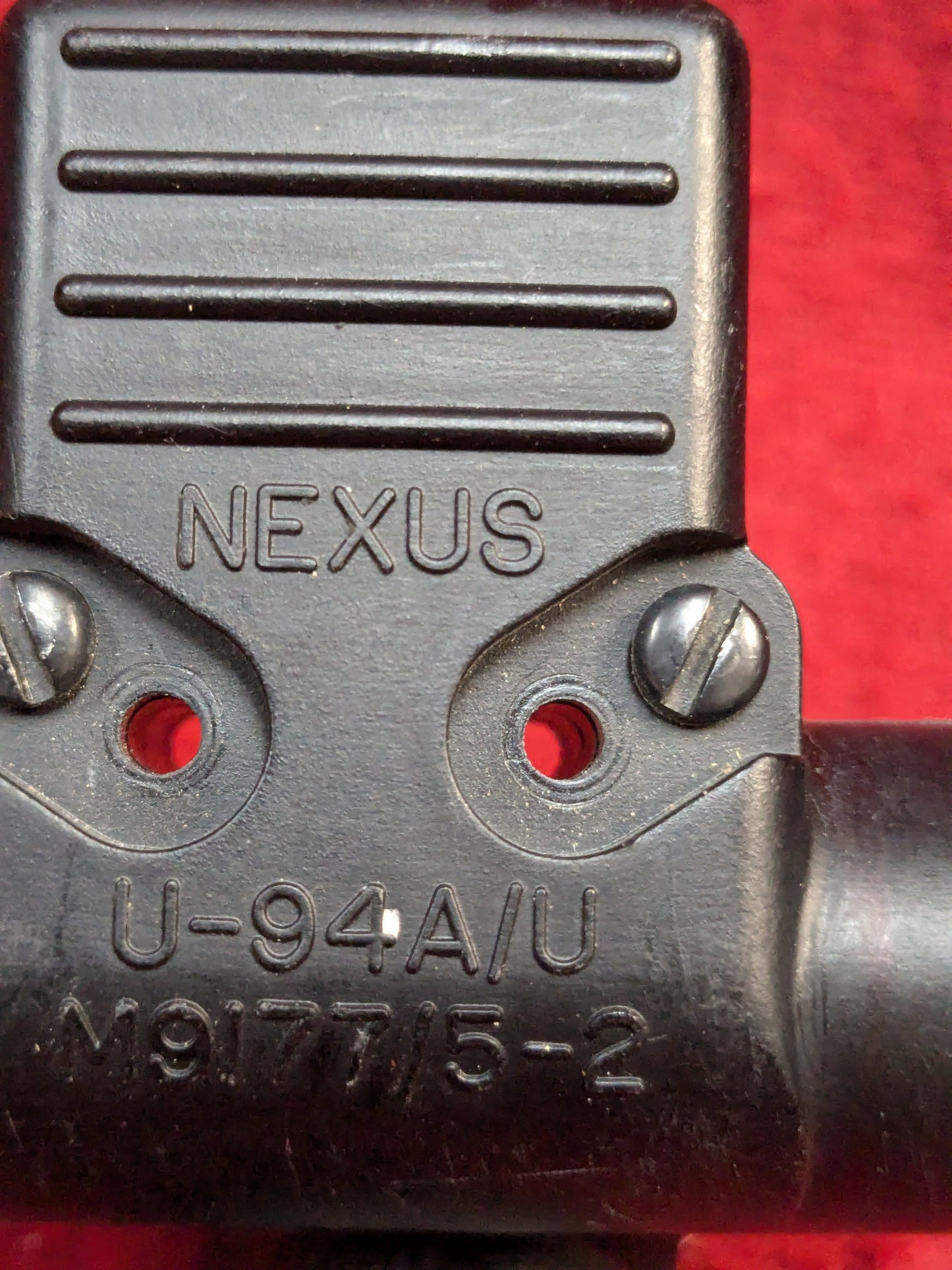 MSA Nexus Push to Talk PTT M9177/5-2 U-94A/U MSA PRC Good Condition (com1-enu153