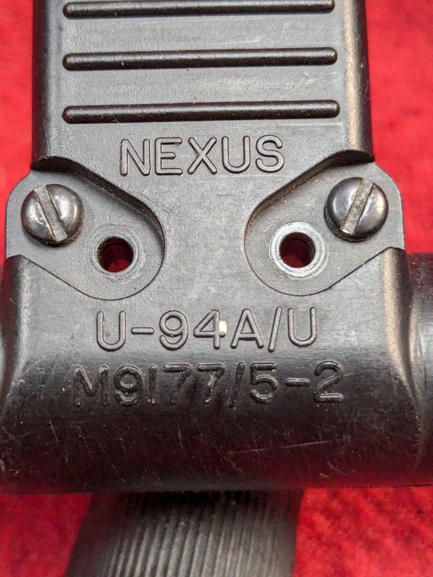 MSA Nexus Push to Talk PTT M9177/5-2 U-94A/U MSA PRC Good Condition (com1-enu153