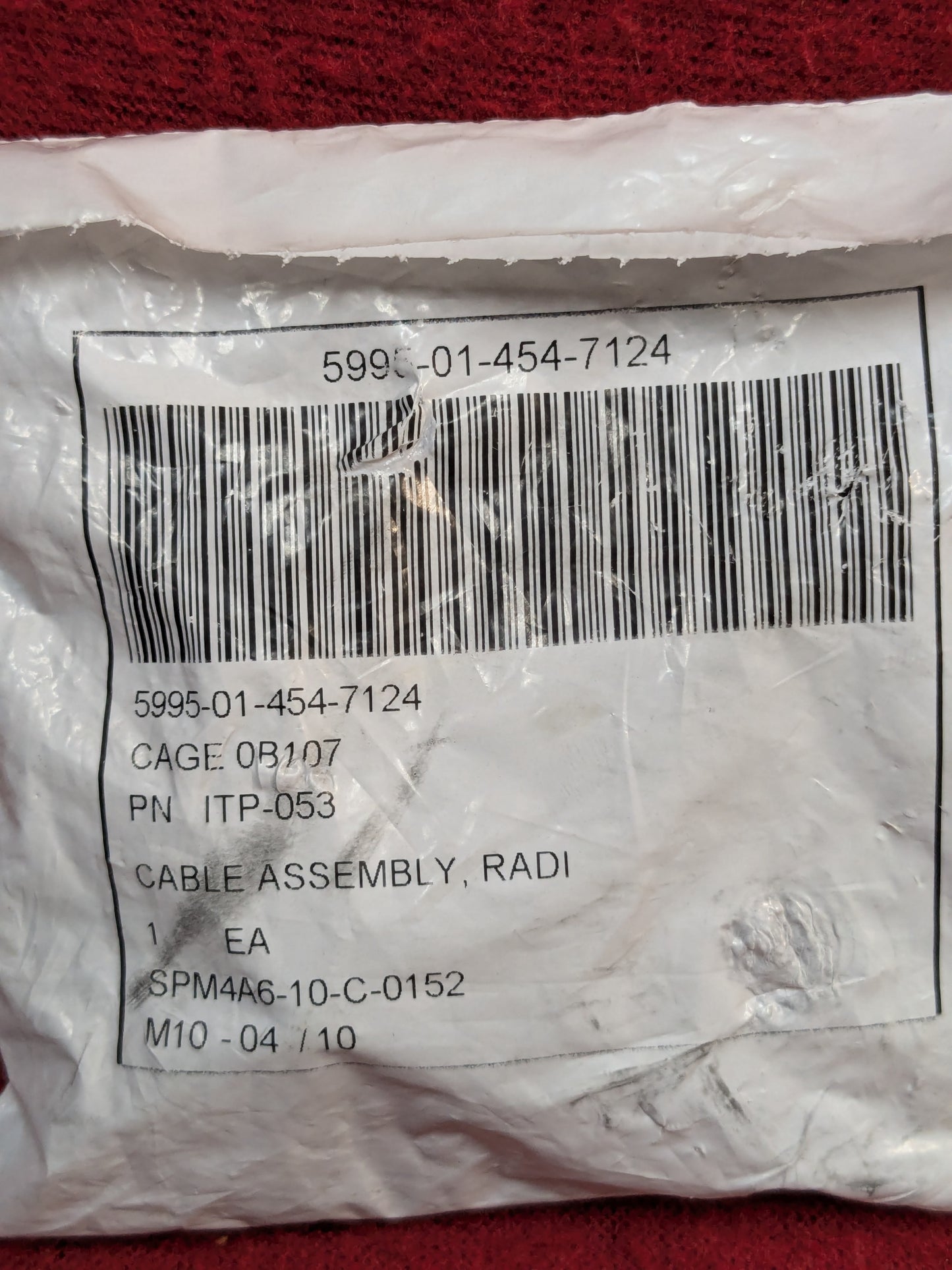 NOS Cable Remote, Assembly 12" Pressure Switch (com1-enu156)