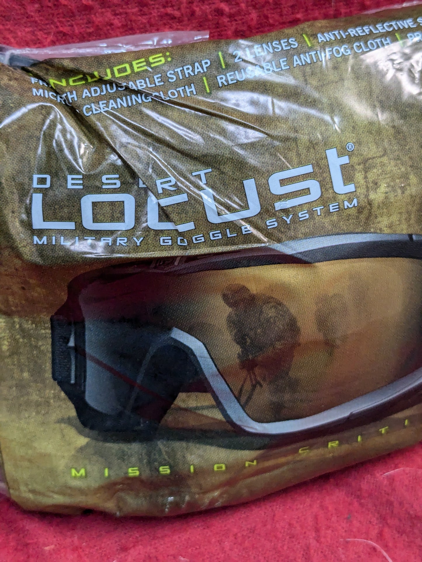 NOS US Army Revision Desert Locust Goggles (cl ab01-GUA24)