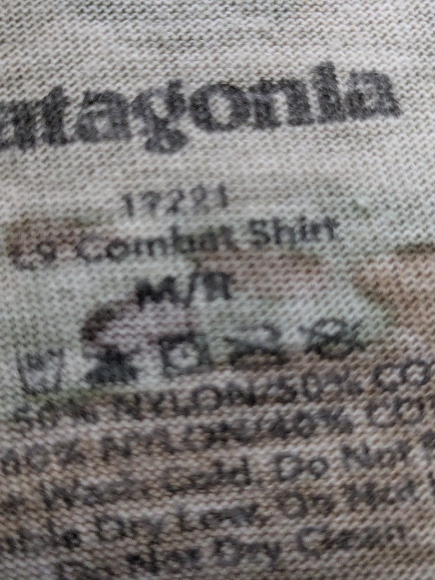 patagonia combat shirt top shirt medium / regular ocp l9 level 9 Excellent Condition (cso- fa10-YLU78)