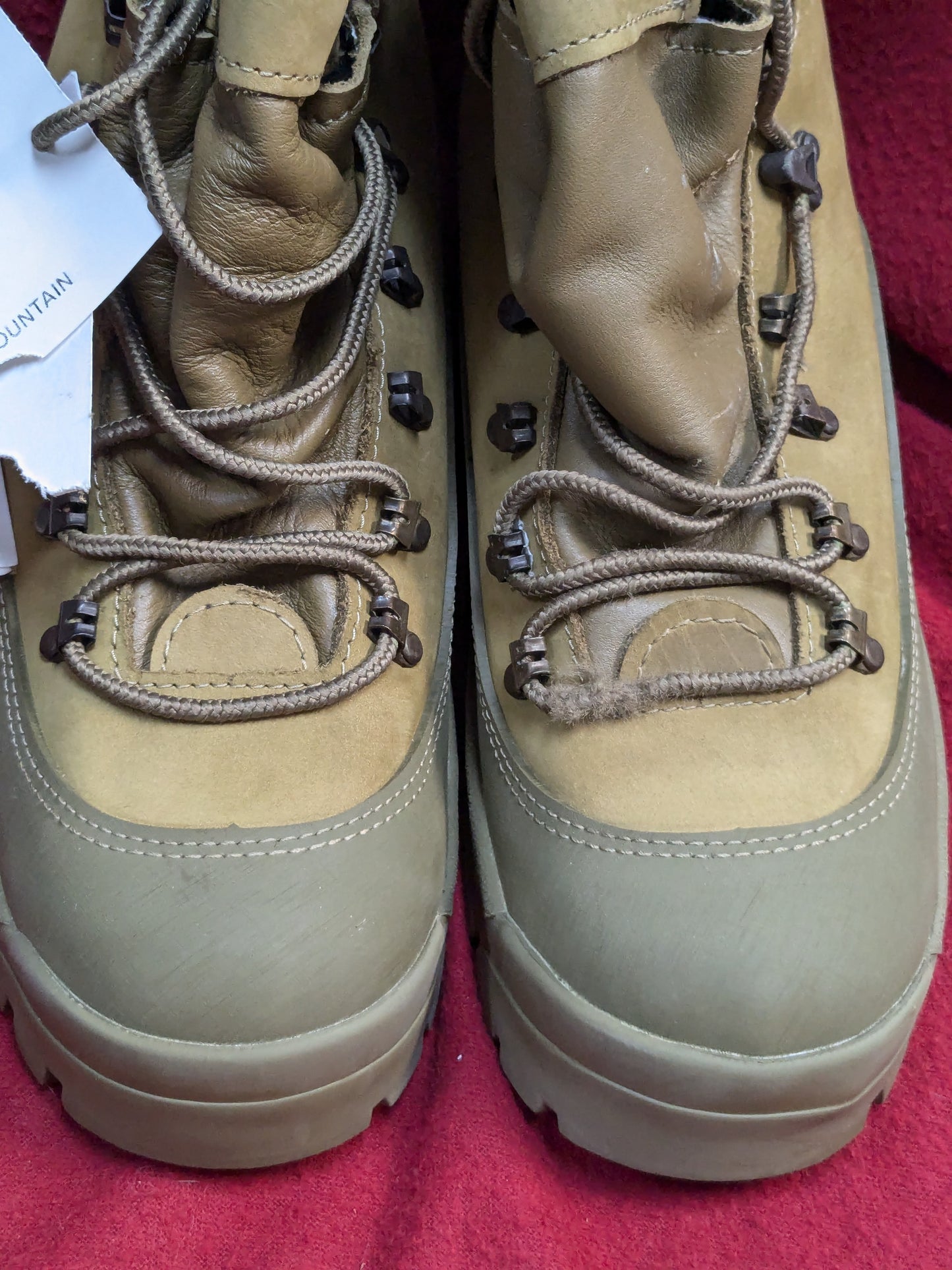 NWT US Army Bates 8.5 R E03412A Gore-tex Deployment Mountain Combat Boots Temperate Weather (b#-YLU01)