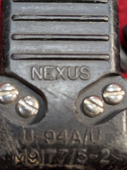 MSA Nexus Push to Talk PTT M9177/5-2 U-94A/U MSA PRC Good Condition (com1-YLU03)