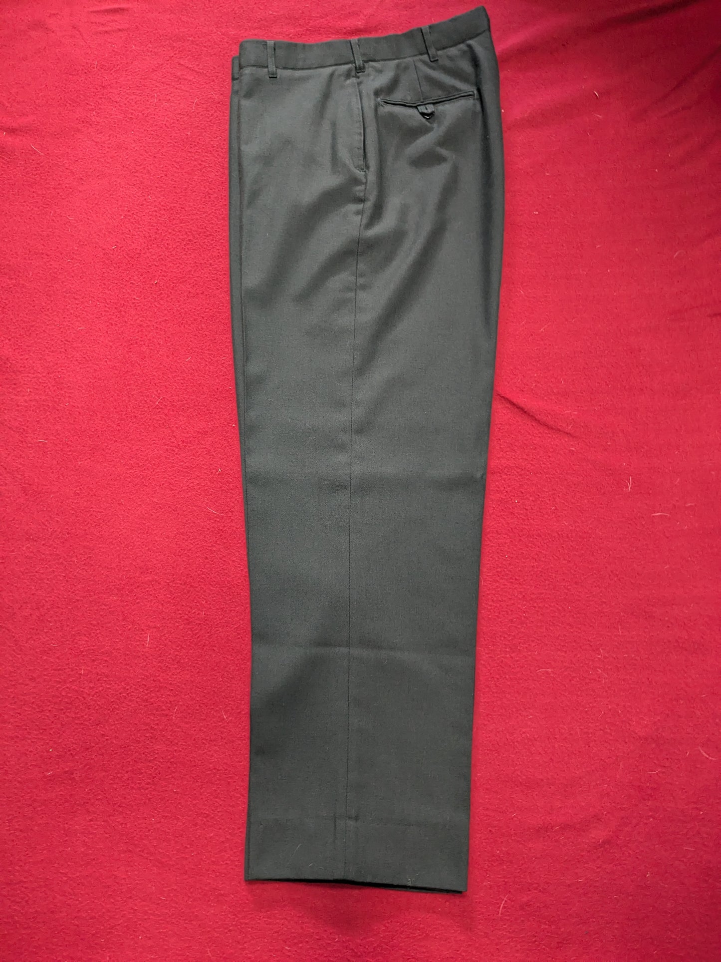 US ARMY CLASS A DRESS GREEN Men's  PANTS 35R Regular Excellent Condition (30s-YLU14)