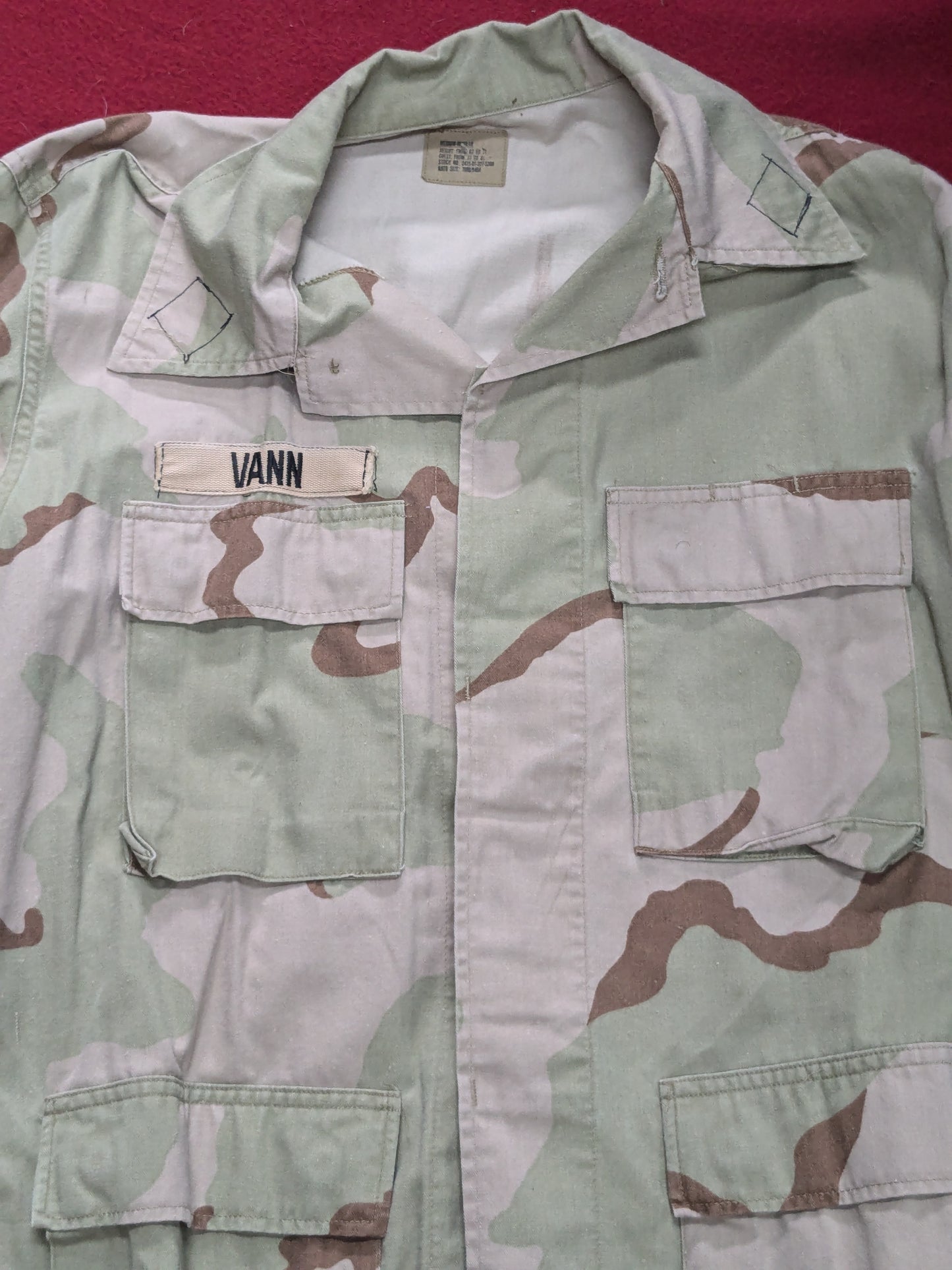 Medium Regular DCU Desert Camo Top Jacket Uniform (16s- (ab07-YLU16)