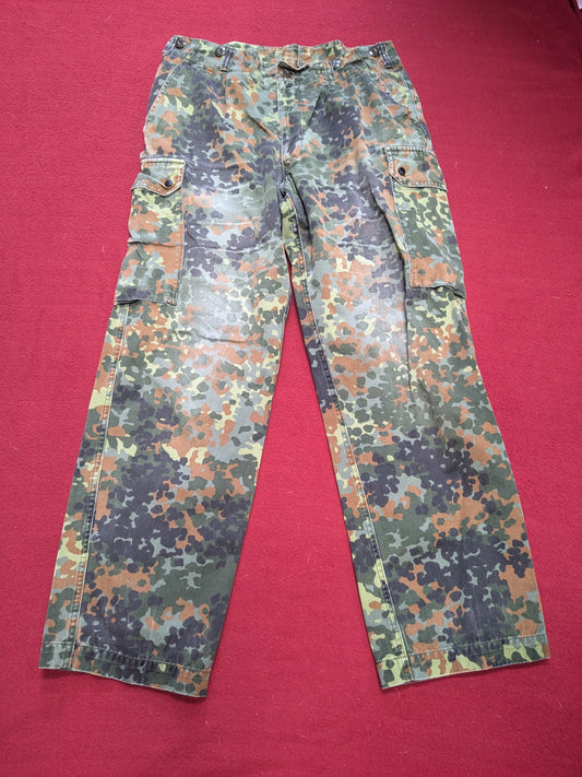 German Kohler GMBH 792 Military Trouser Pants Army Camouflage Used (30s-YLU21)