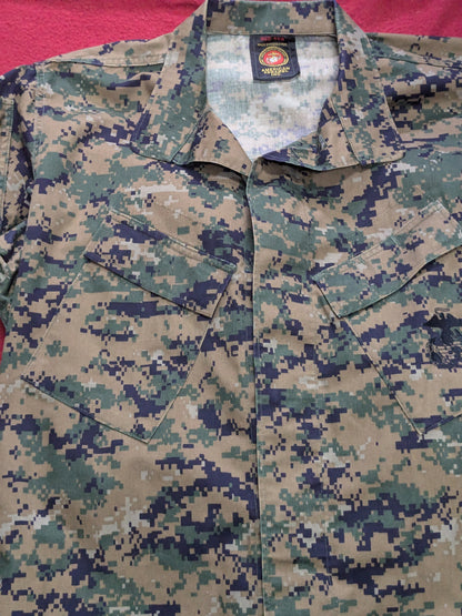 USMC Marine Corps Small Long COMBAT SHIRT & PANTS Desert Marpat Camo (fb01-YLU23)