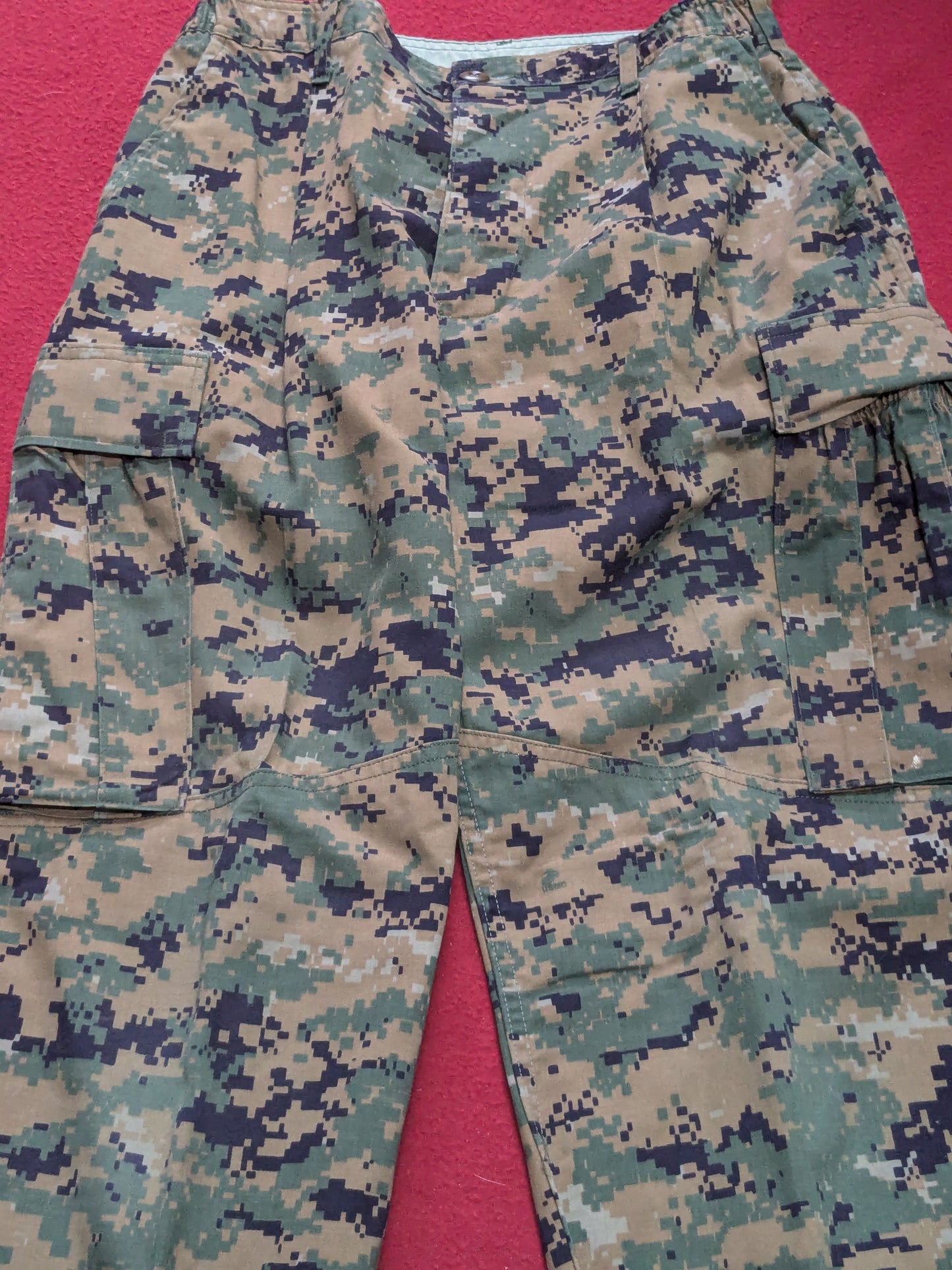 USMC Marine Corps Small Long COMBAT SHIRT & PANTS Desert Marpat Camo (fb01-YLU23)