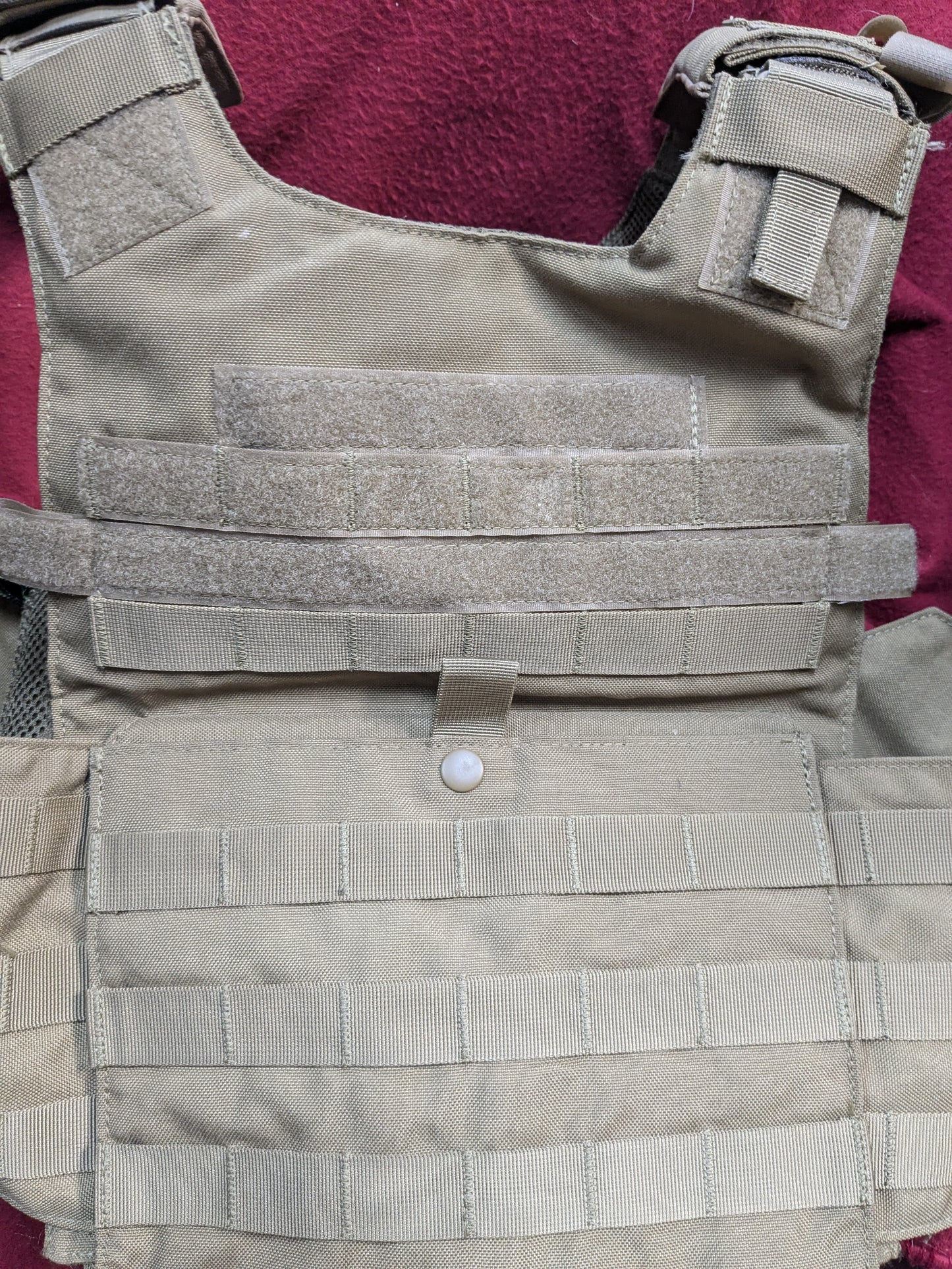 Condor MOPC001 Modular Operator Plate Carrier Jacket Tan Used (eb10-LU29)