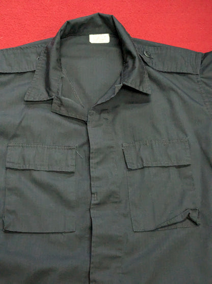 BDU Tactical Navy Magnum Short Sleeve Shirt Medium Regular Excellent Condition *aa11-YLU30*