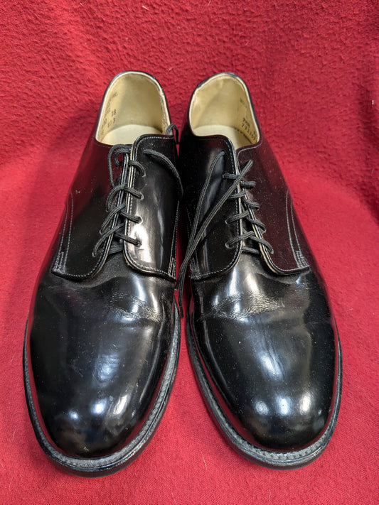 Wolverine World Military High Gloss  Dress Shoes 9.5 R Used (39cr- cb12-YLU31)