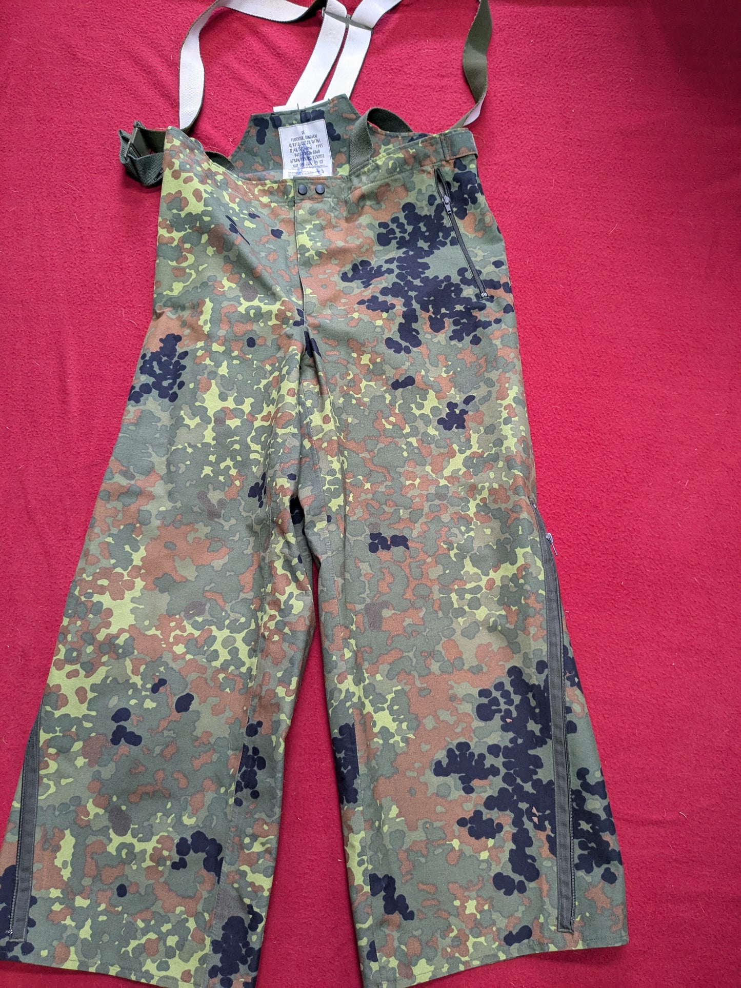 German Feuchter Ringela Military Trouser Pants Army Camouflage   Excellent Condition (aa11-YLU41)