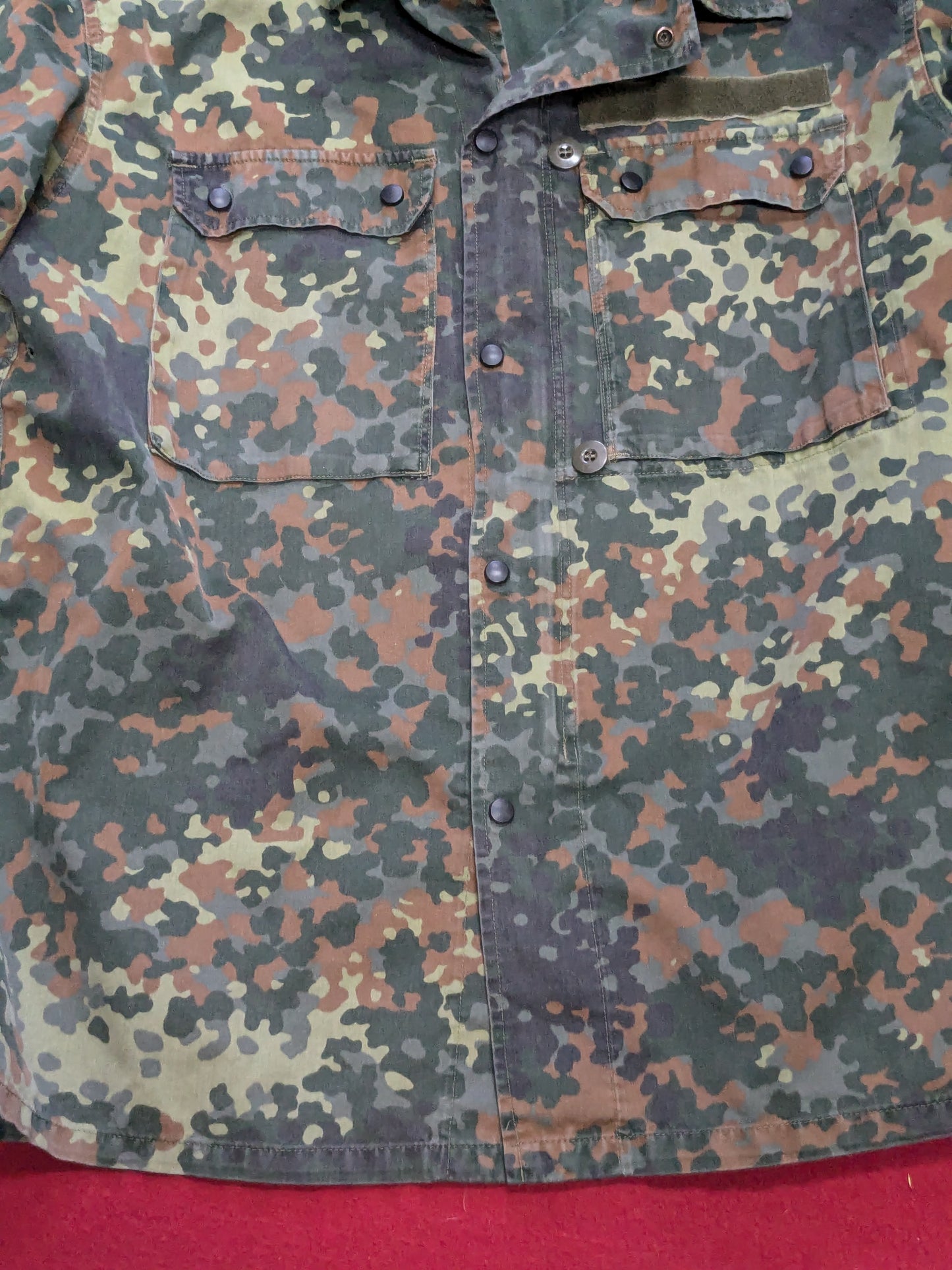 German Flecktarn Field Shirt Used (aa11-YLU42)