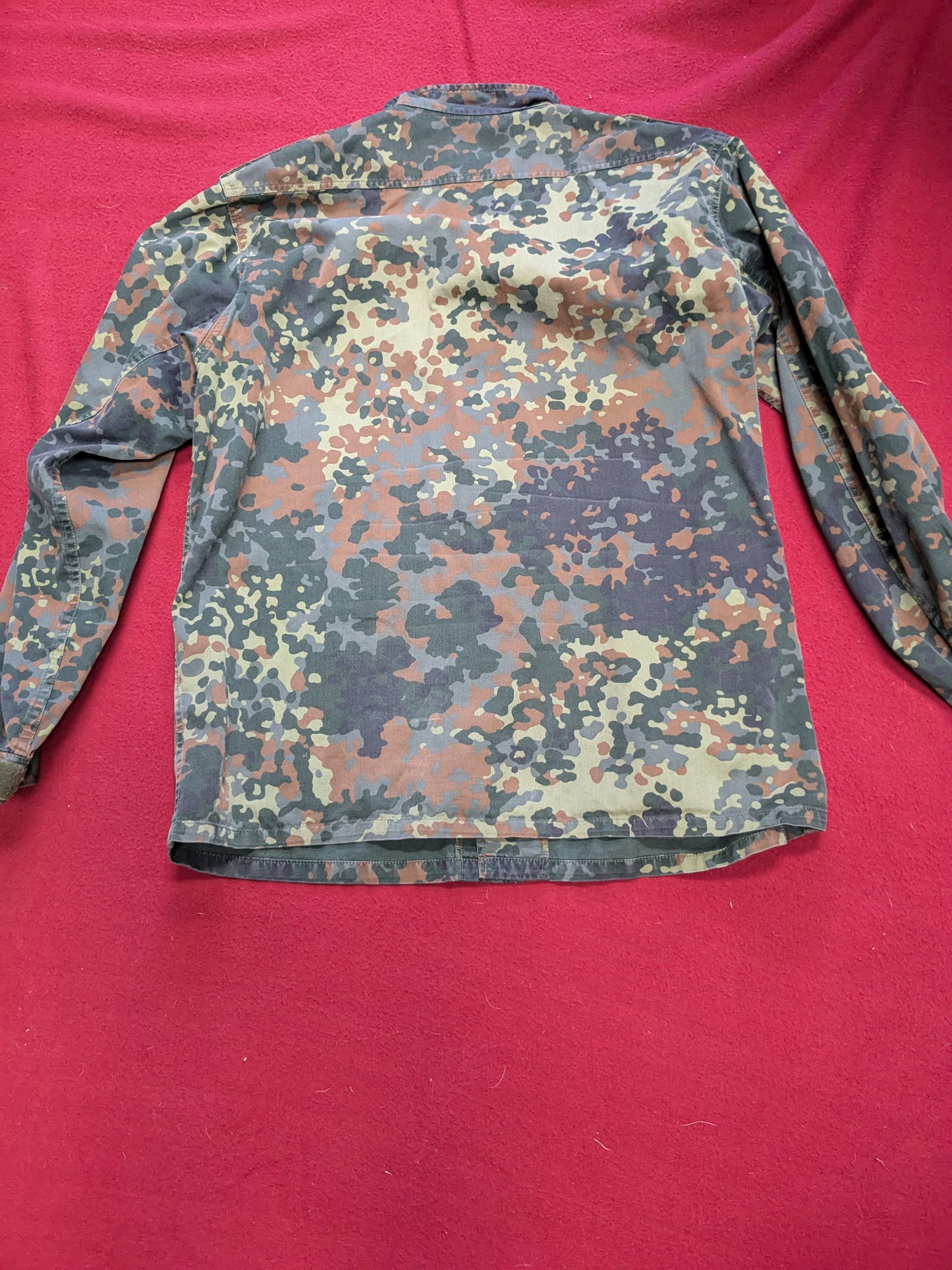 German Flecktarn Field Shirt Used (aa11-YLU42)