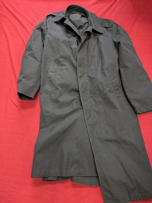 Military 40 R Black All-Weather Overcoat Dress Uniform (jn-YLU43)