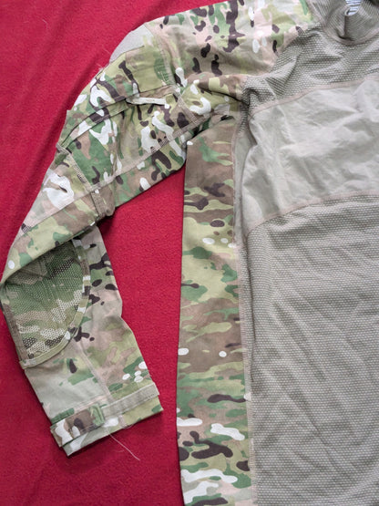 US Army XL Xtra Large Type 1 Combat OCP Multicam FRAC Top Shirt (cso- fa10-YLU68)