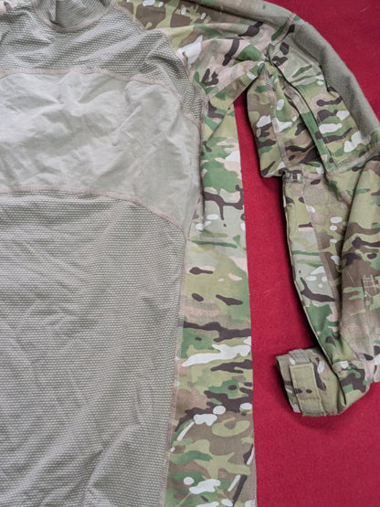 US Army XL Xtra Large Type 1 Combat OCP Multicam FRAC Top Shirt (cso- fa10-YLU68)