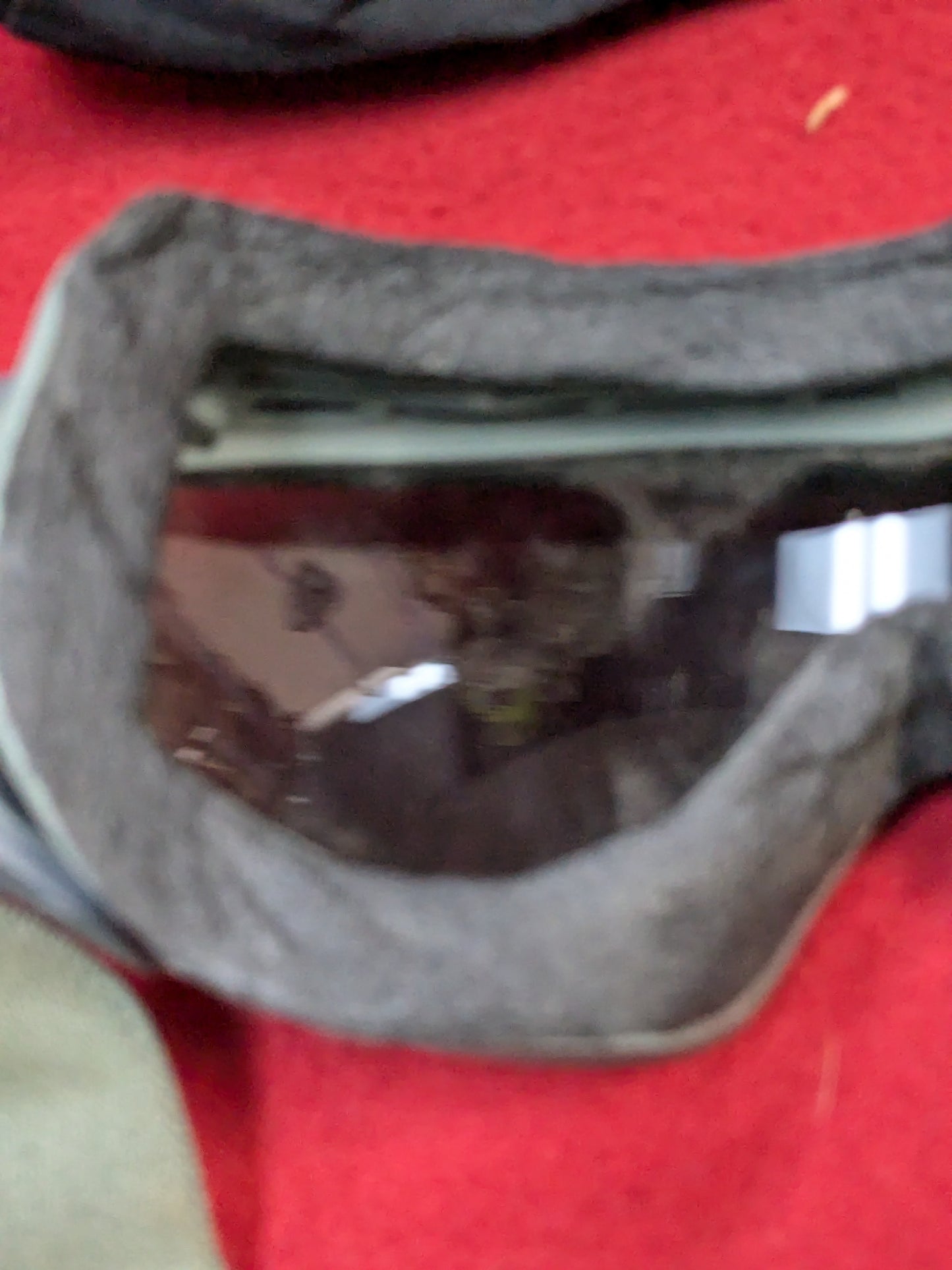 US Army ESS Ballistic Eye Protection Dust Wind Goggles Clear Dark Case Used *cl ab01-YLU106*