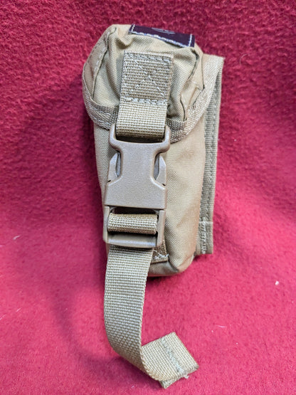 SUREFIRE Suppressor Pouch MOLLE - DARK EARTH Used (j09-YLU146)