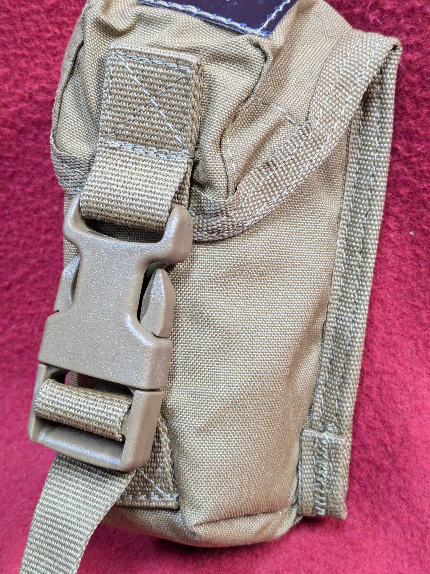 SUREFIRE Suppressor Pouch MOLLE - DARK EARTH Used (j09-YLU146)