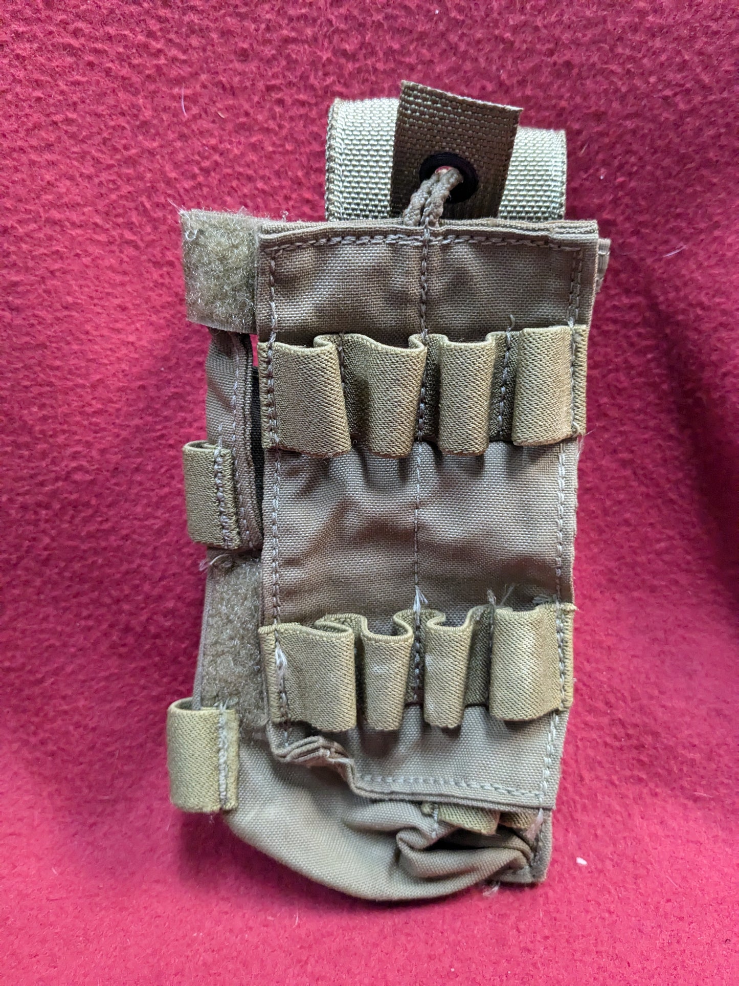 Tactical Assault Gear TAG MBITR Radio Pouch Coyote MOLLE Used (35cr-YLU151)