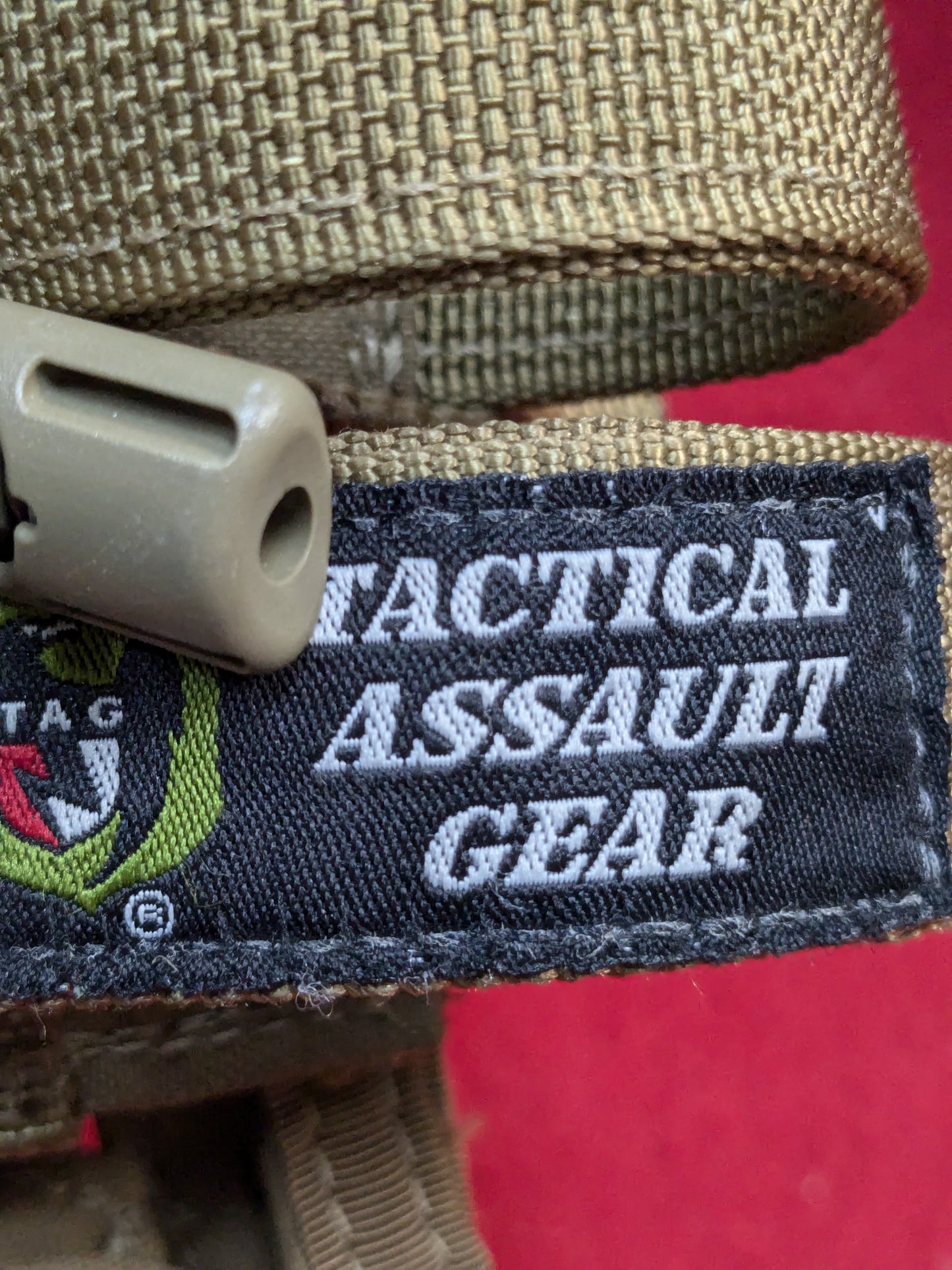 Tactical Assault Gear TAG MBITR Radio Pouch Coyote MOLLE Used (35cr-YLU151)