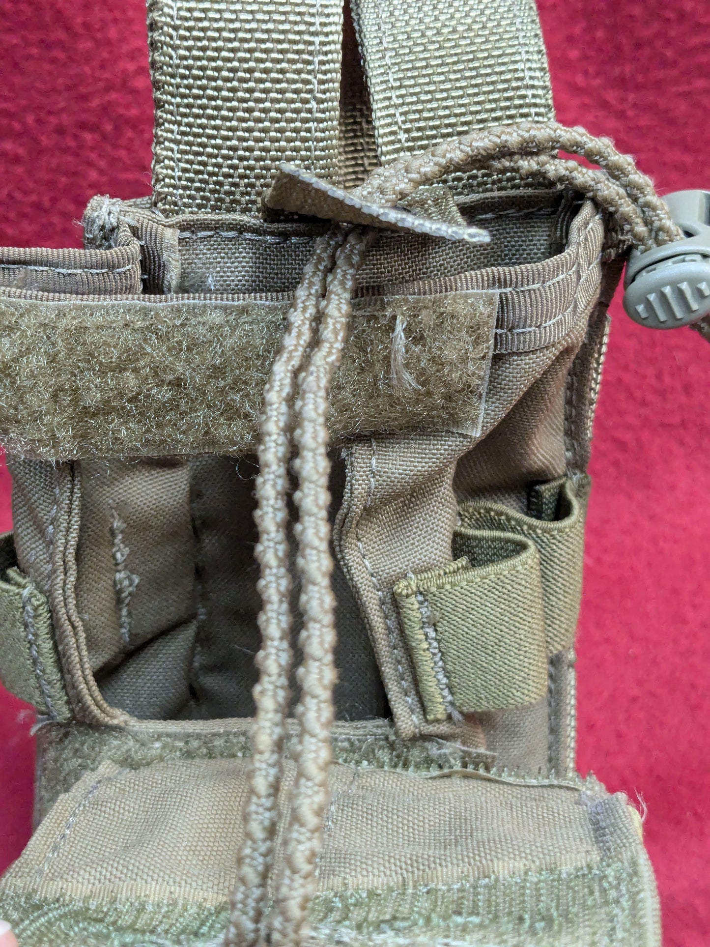 Tactical Assault Gear TAG MBITR Radio Pouch Coyote MOLLE Used (35cr-YLU151)