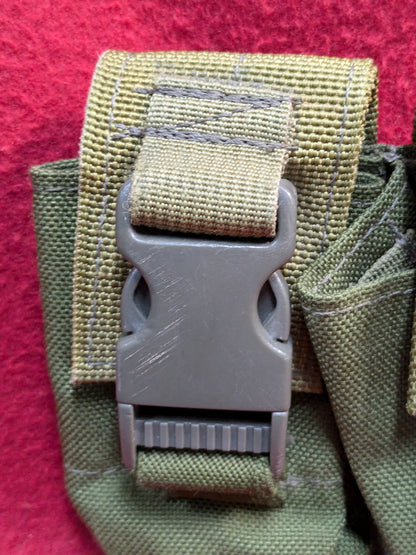 BDS Double 40MM Grenade Pouch MOLLE Good OD/Coyote Good Condition (35cr-YLU153)