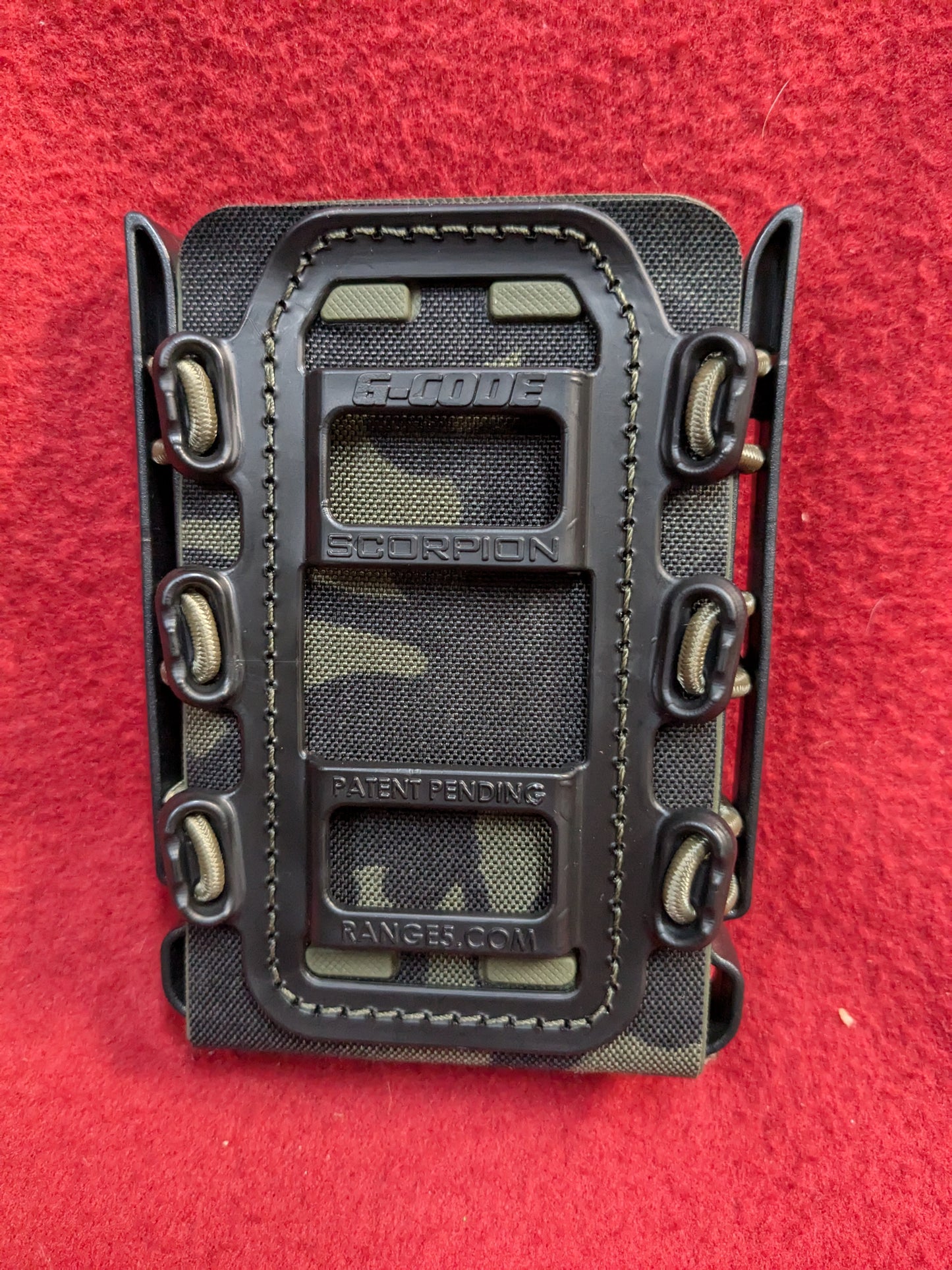 G-Code Soft Shell Scorpion Rifle Mag Carrier Multicam Black Used (31cr-YLU156)