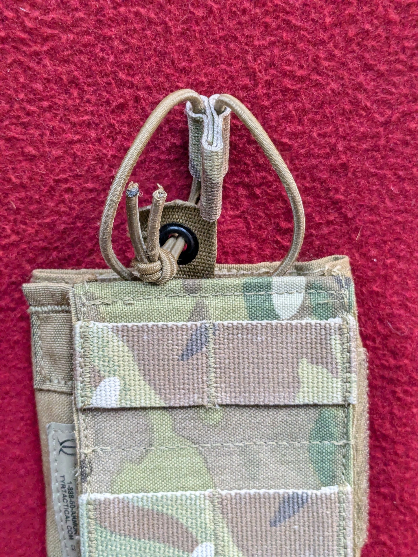 Tyr-Tactical 148/152 2 Column padded back radio Pouch MBITR Used (35cr-YLU162)