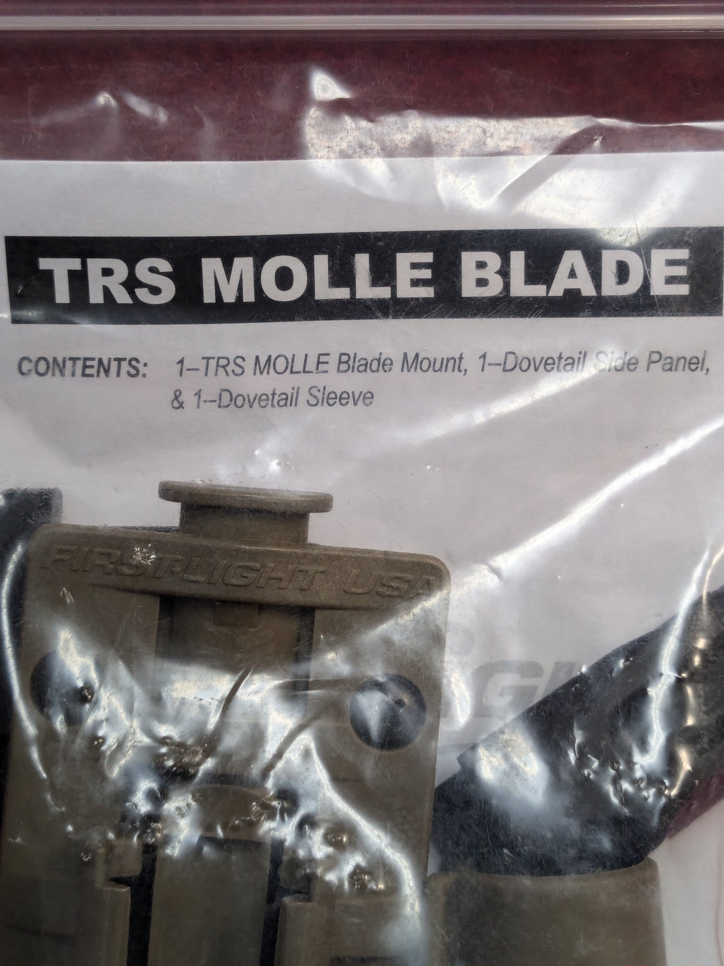 NOS First Light TRS Molle Blade Flashlight Mount (31cr-YLU166)