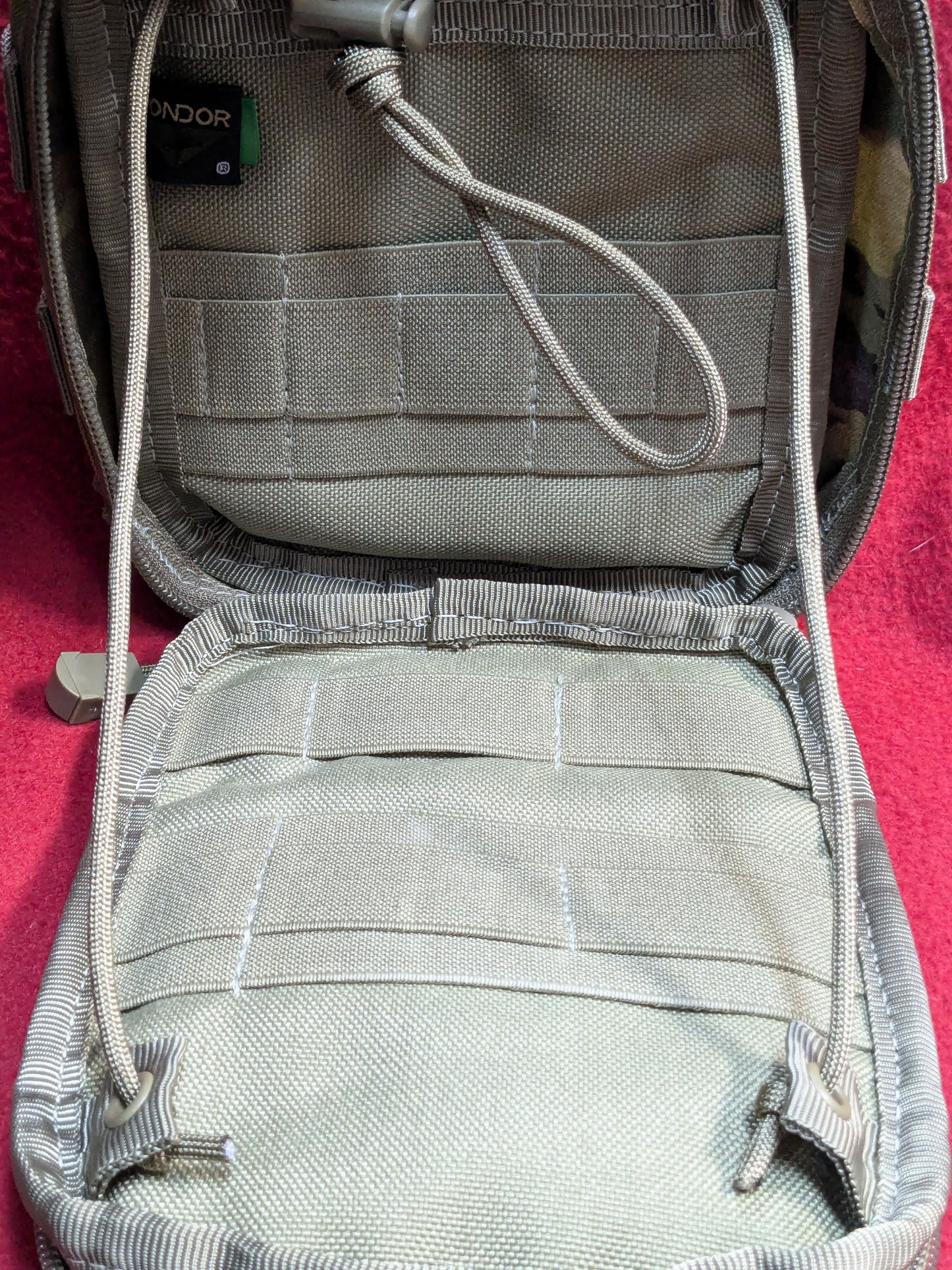 Condor Side Kick Multicam Geocaching MOLLE Pouch Used (35cr-YLU167)