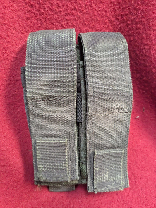 BDS Tactical Dual 9mm Mag Pouch Green Used (36cr-YLU188)