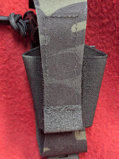 LONGSHIP DESIGNS FLASHBANG POUCH MULTICAM BLACK USED (36cr-YLU189)