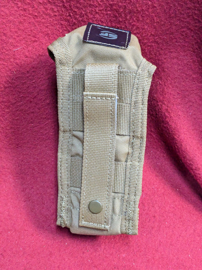 Surefire Coyote Suppressor Pouch DWG Coyote MOLLE Used (36cr-YLU196)