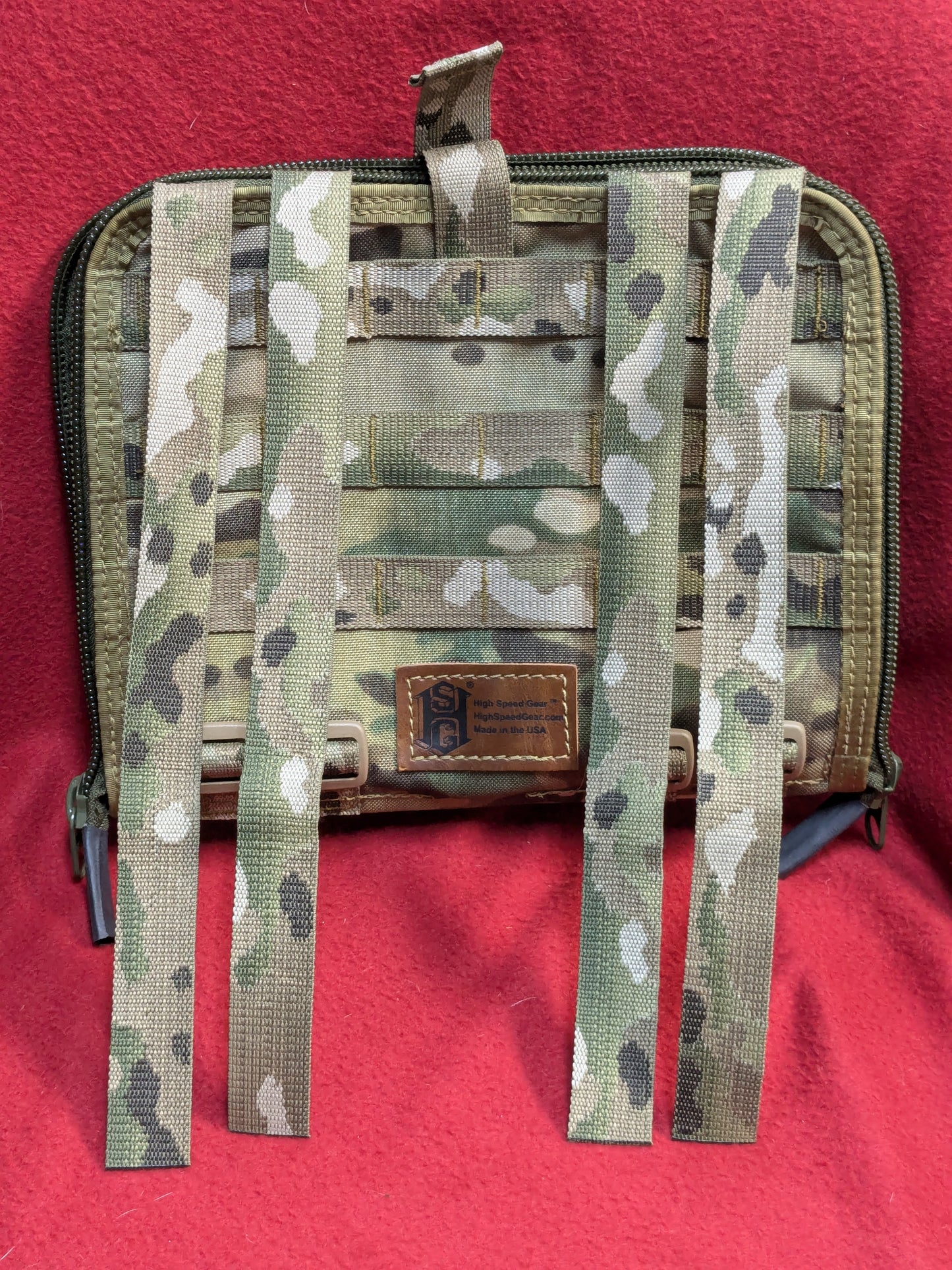 High Speed Gear (HSGI) Admin Pouch, MOLLE compatible Multicam Used (30cr-GUA16)